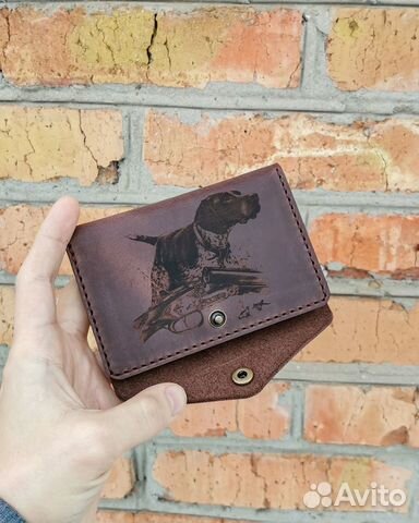 Обложка для охотничьих документов. Ручной шов