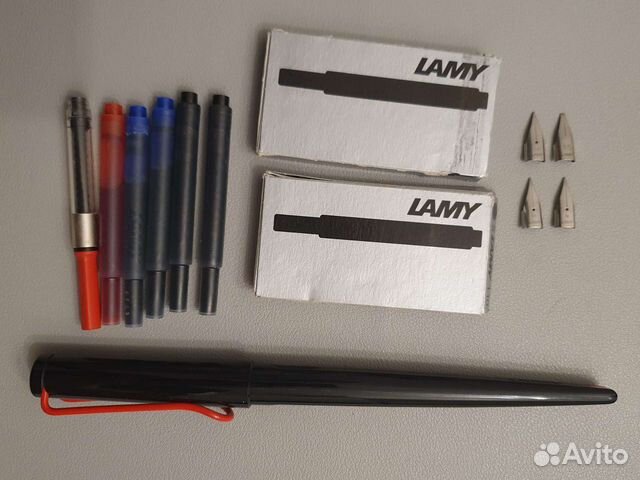 Перьевая ручка Lamy, картриджи, конвертер