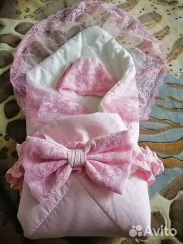 Конверт одеяло на выписку весна, осень