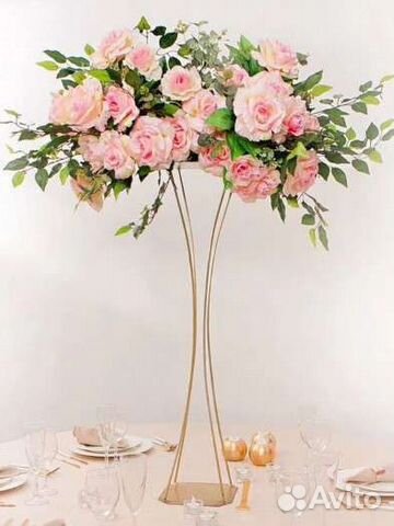 Свадьба, Оформление, Цветы на столы гостей