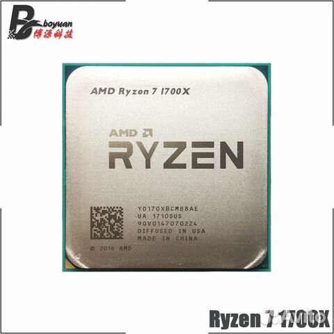 Ryaen 7 1700X 8 ядер 16 потоков 3.4ггц