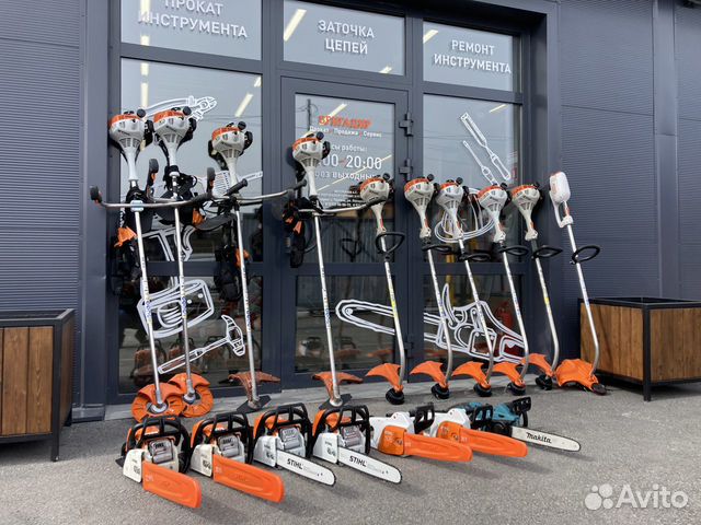 Прокат триммера и бензопилы. Аренда с доставкой