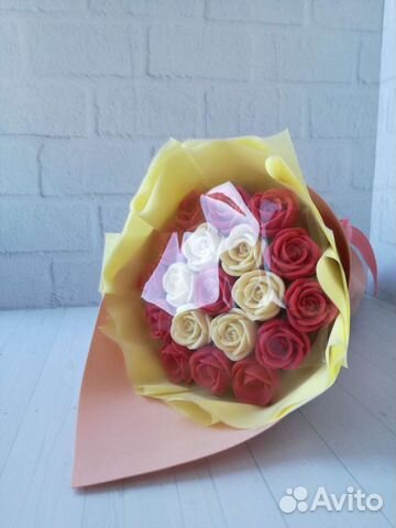 Букет из шоколадных мини роз