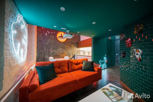 

Квартира-студия, 35 м², 2 кровати