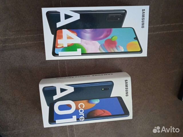 Коробка от смартфона Sumsung А 01 Core