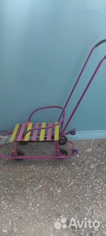 Детские санки с колесами
