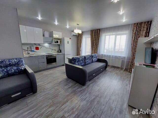 

Квартира-студия, 35 м², 2 кровати