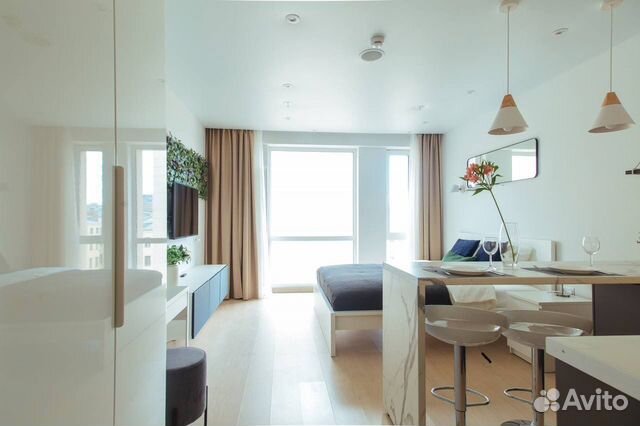 

Квартира-студия, 28 м², 1 кровать