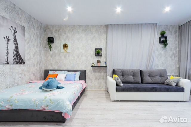 

1-к. квартира, 30 м², 2 кровати