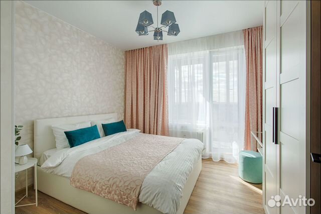 

1-к. квартира, 38 м², 2 кровати