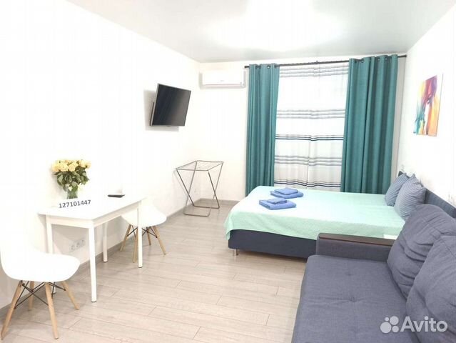 

Квартира-студия, 35 м², 2 кровати