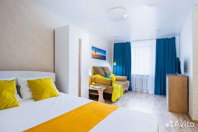 

1-к. квартира, 36 м², 2 кровати