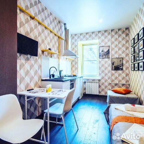

Квартира-студия, 22 м², 2 кровати