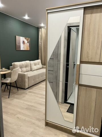 

Квартира-студия, 29 м², 2 кровати
