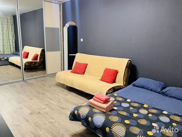 

1-к. квартира, 38 м², 2 кровати