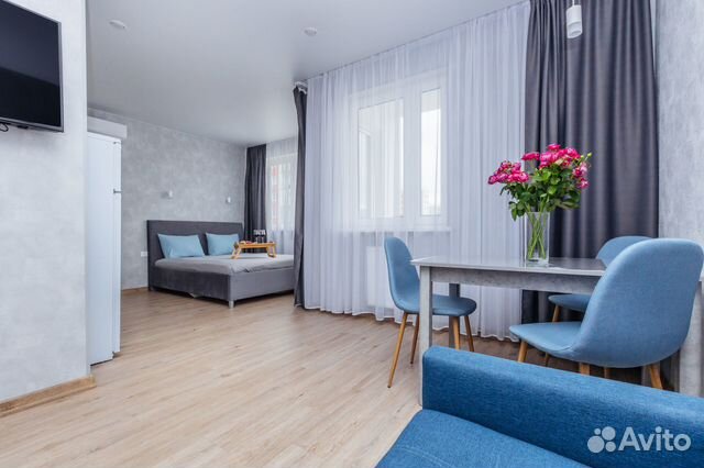 

Квартира-студия, 33 м², 2 кровати