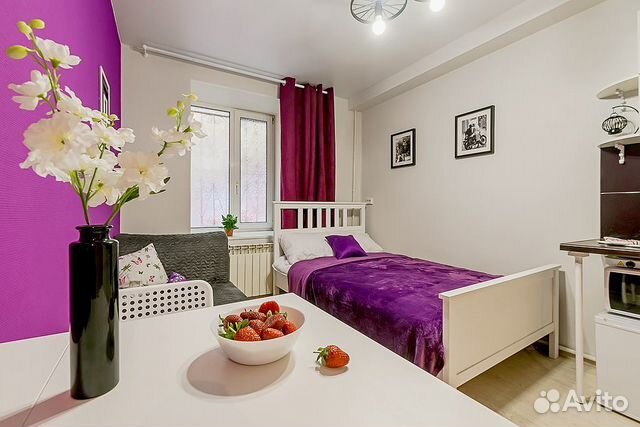 

Квартира-студия, 21 м², 2 кровати