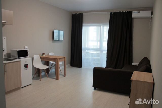 

Квартира-студия, 30 м², 1 кровать