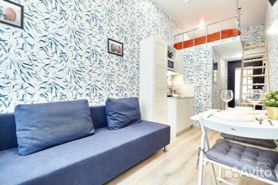 

Квартира-студия, 14,2 м², 2 кровати
