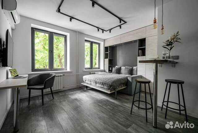 

Квартира-студия, 26 м², 1 кровать