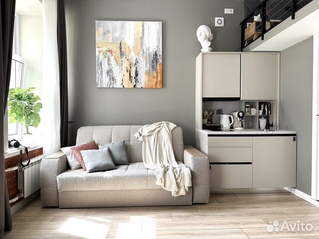 

Квартира-студия, 30 м², 2 кровати