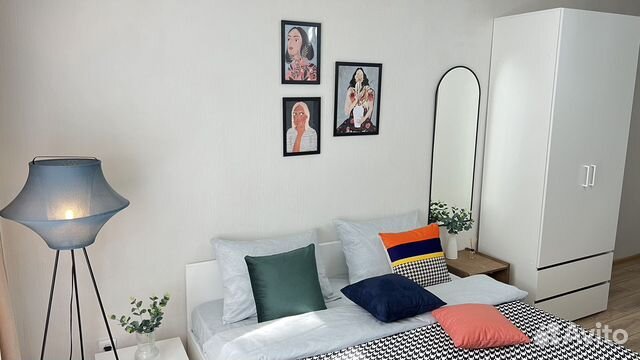 

1-к. квартира, 30 м², 2 кровати