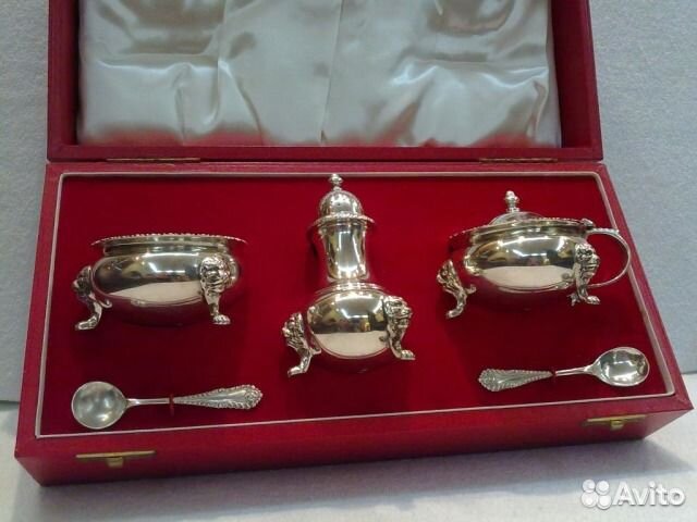 Набор для Специй Серебро 925 Барнард Англия 1927г
