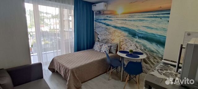 

Квартира-студия, 25 м², 2 кровати