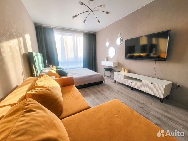 

1-к. квартира, 42 м², 2 кровати