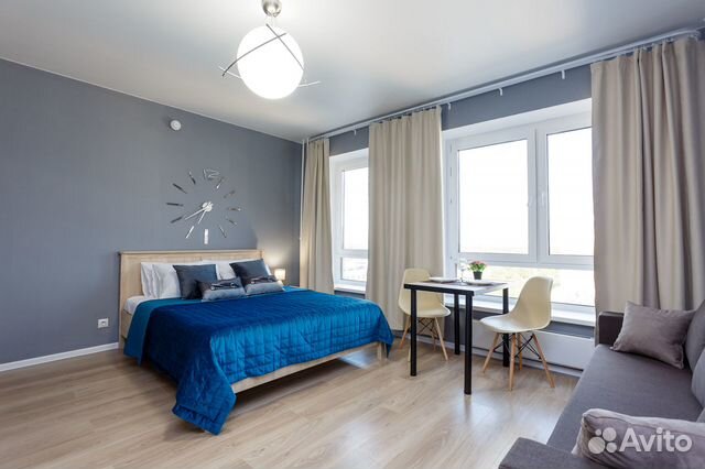 

Квартира-студия, 30 м², 2 кровати