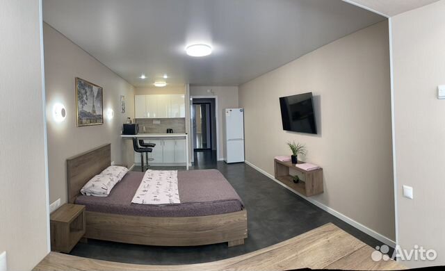 

Квартира-студия, 33 м², 2 кровати