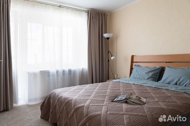 

1-к. квартира, 44 м², 2 кровати