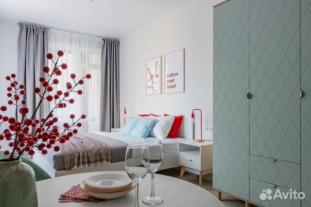 

Квартира-студия, 26,5 м², 1 кровать