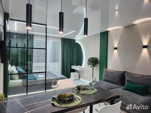 

Квартира-студия, 38 м², 2 кровати