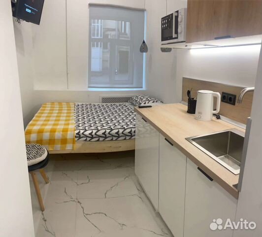 

Квартира-студия, 14 м², 1 кровать