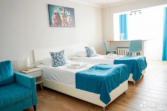 

1-к. квартира, 30 м², 3 кровати
