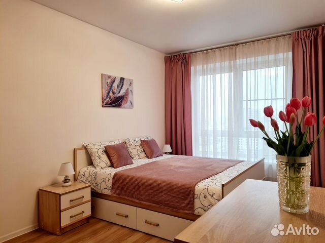 

1-к. квартира, 45 м², 2 кровати