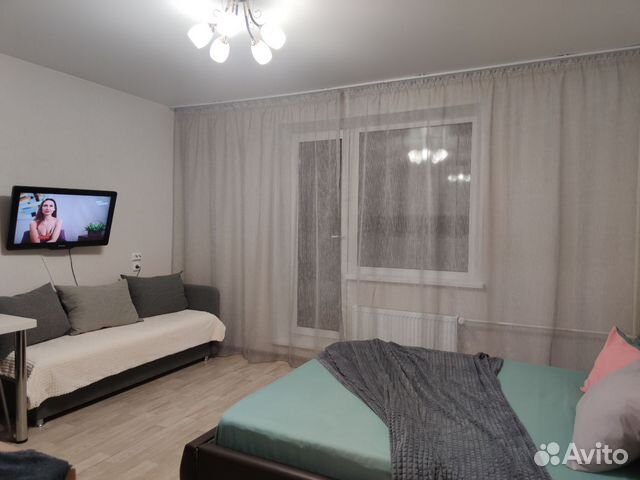 

Квартира-студия, 27 м², 2 кровати
