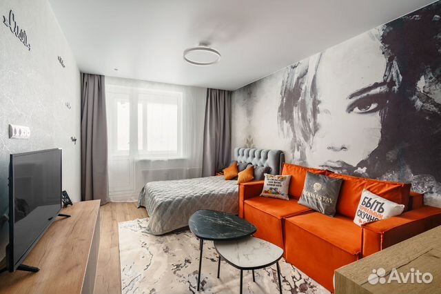 

Квартира-студия, 30 м², 2 кровати