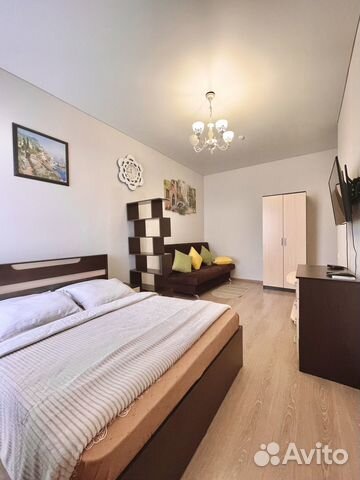 

1-к. квартира, 38 м², 3 кровати