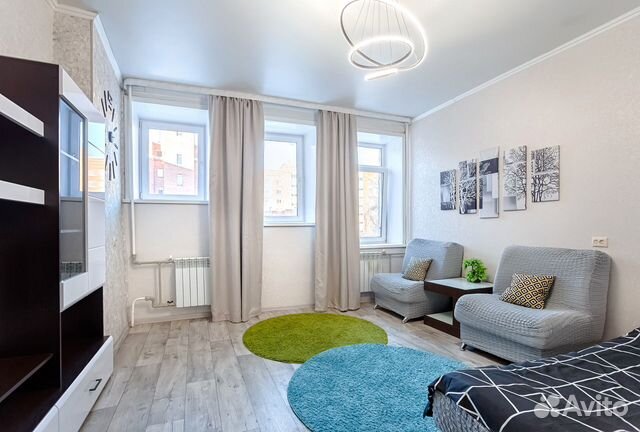 

1-к. квартира, 42 м², 2 кровати