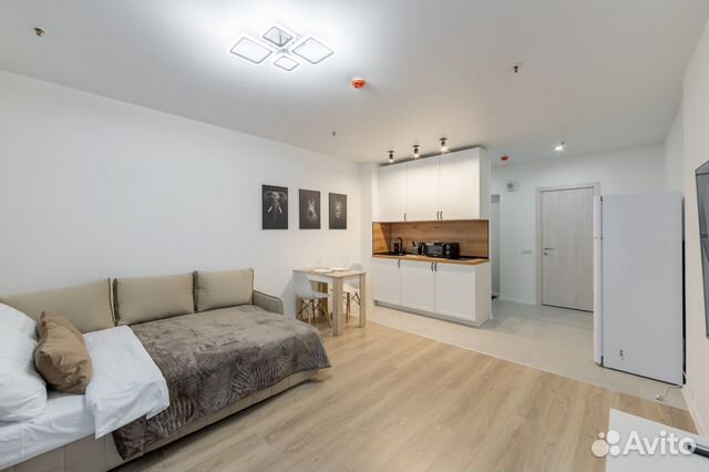 

Квартира-студия, 28 м², 1 кровать