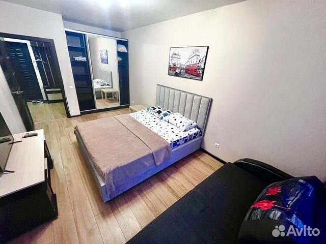 

1-к. квартира, 44 м², 2 кровати