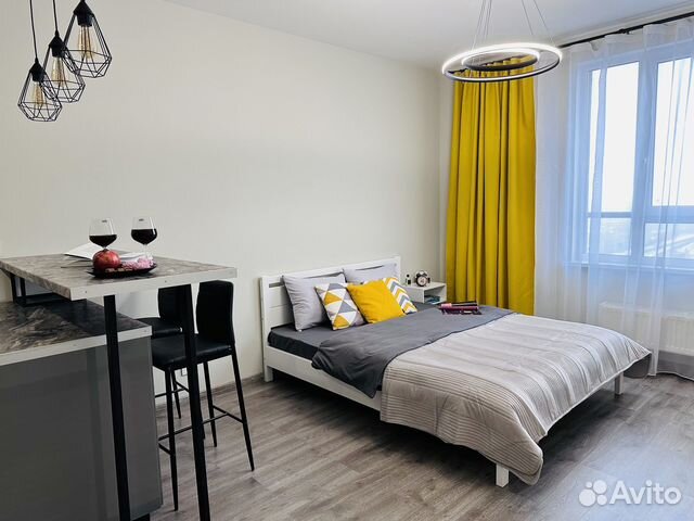 

Квартира-студия, 32 м², 1 кровать