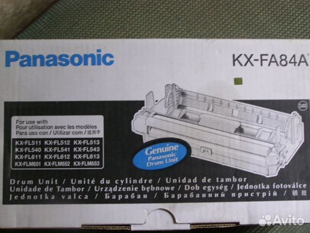 Оригинальный черный барабан Panasonic KX-FA84A Оригинальный черный барабан Panasonic KX-FA84A