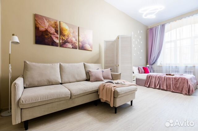 

1-к. квартира, 40 м², 2 кровати