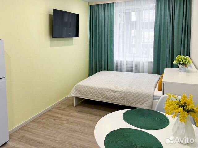 

Квартира-студия, 25 м², 2 кровати