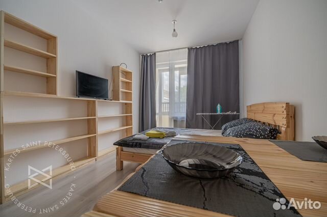

Квартира-студия, 30 м², 1 кровать