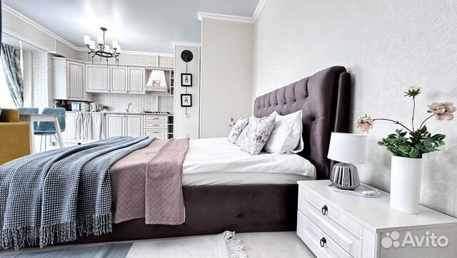 

Квартира-студия, 40 м², 2 кровати