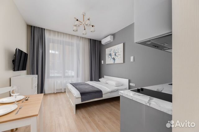 

Квартира-студия в апарт-отеле, 22 м², 1 кровать